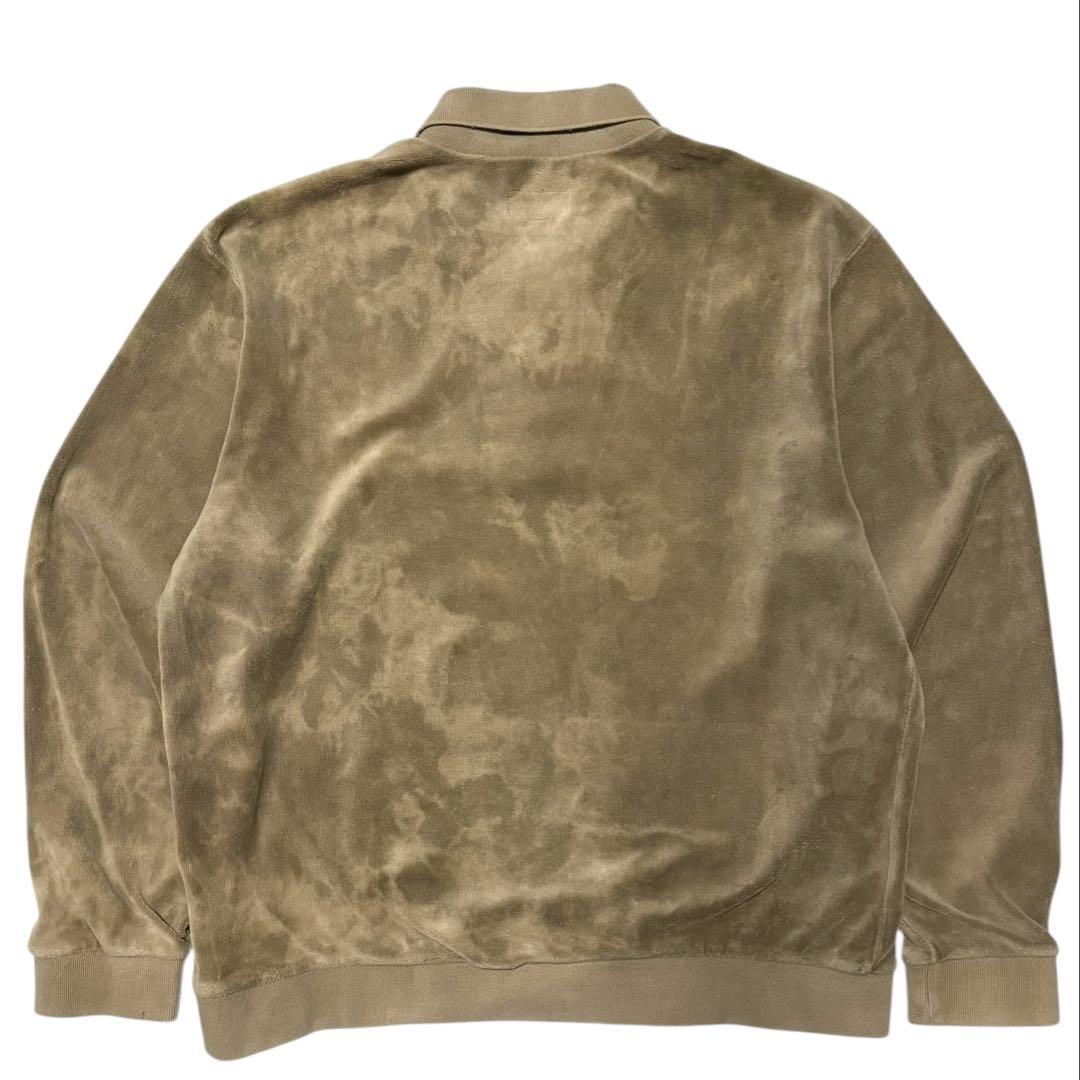 トップス Supreme 21SS Bleached Velour L/S Polo S
