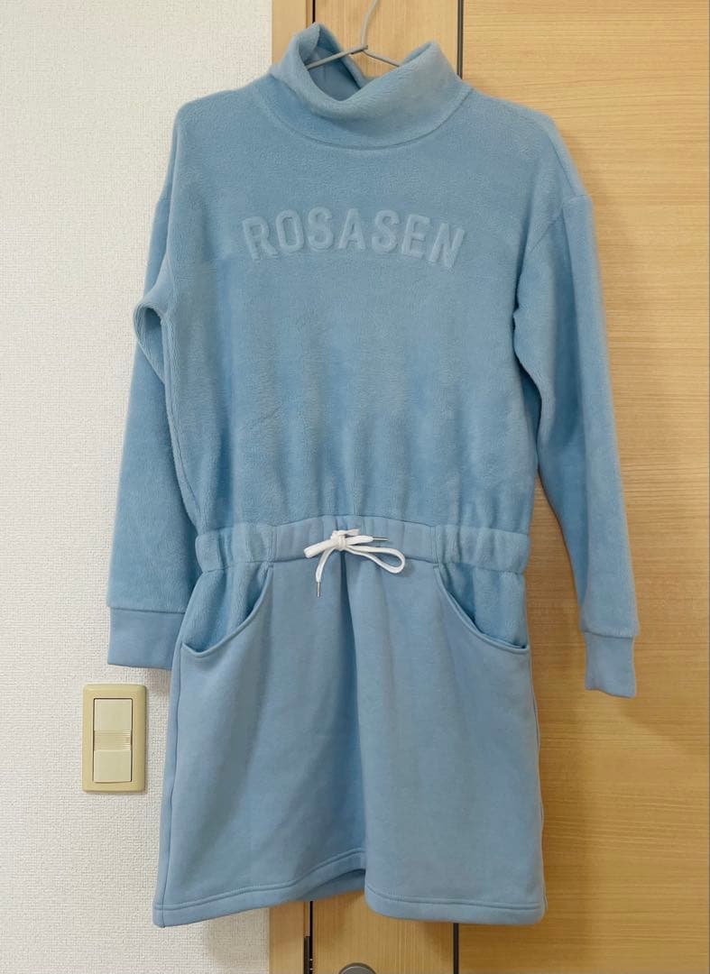 《新品》ロサーセン ワンピース ゴルフウェア サイズS サックスブルー