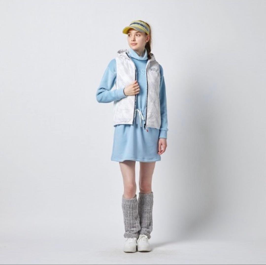 《新品》ロサーセン ワンピース ゴルフウェア サイズS サックスブルー