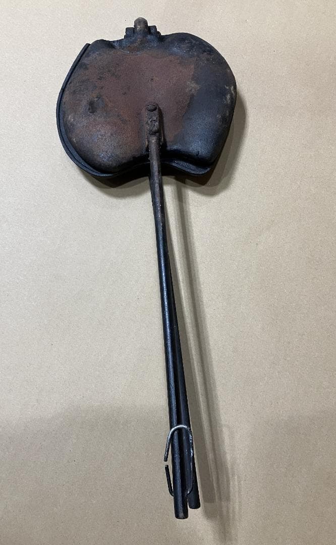 昭和レトロ　たい焼き器 　二丁焼き 　鋳物