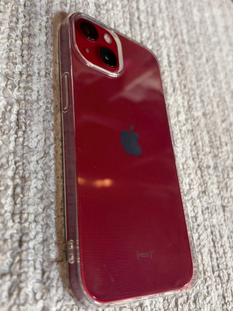 iPhone13 プロダクトレッド 128GB 本体、ケーブル・充電器付き