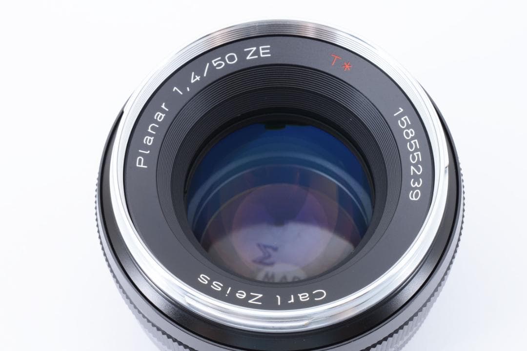 極美品 Carl Zeiss Planar T* 50mm f/1.4 ZE