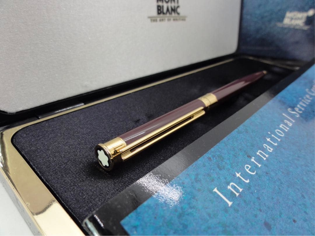 ★入手困難な非常に稀少初期型逸品ノブレスエレガンス・ボルドーカラー★モンブラン製