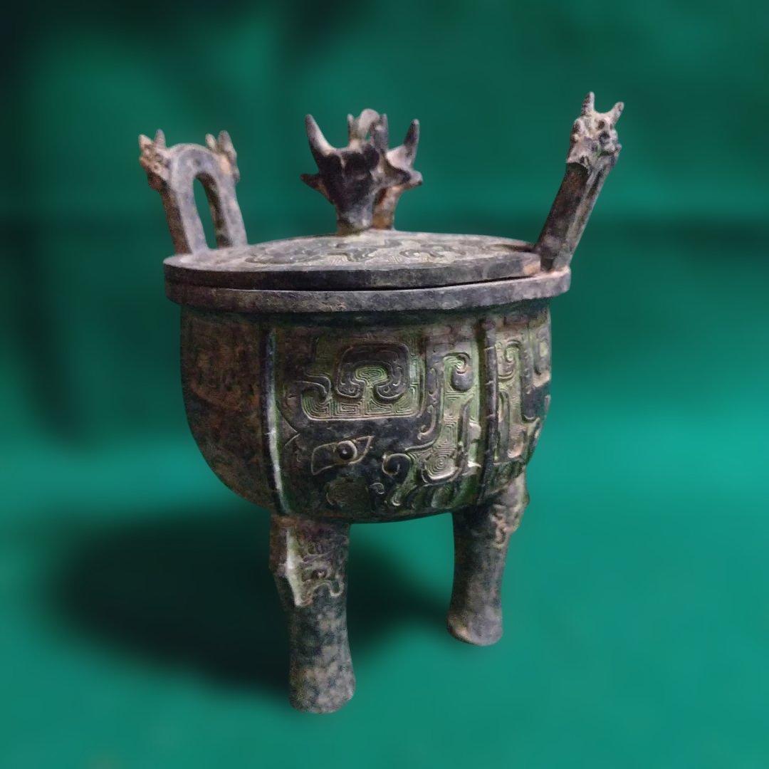 祭器　銅製　中国　珍品　発掘品