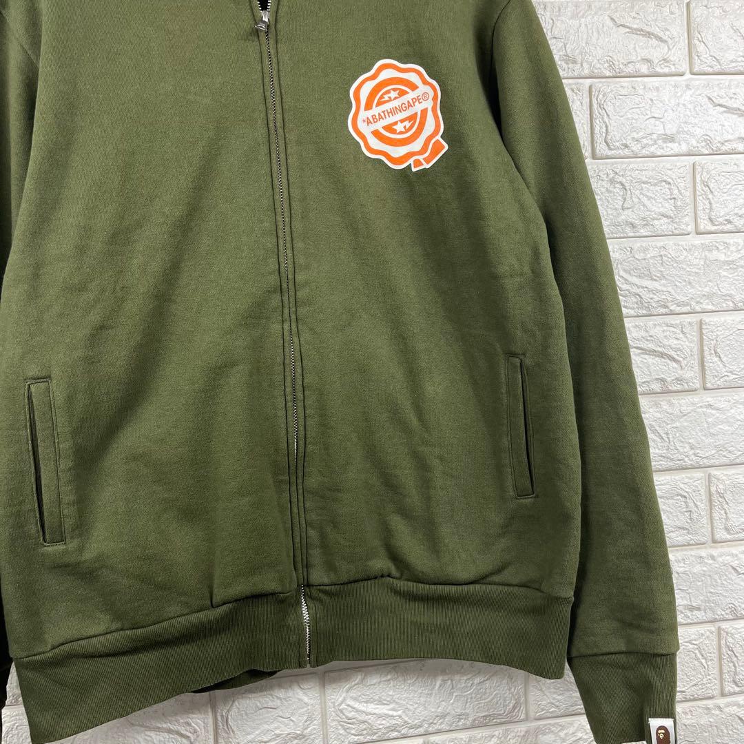 00s A Bathing APE ジップアップ　スウェットボンバージャケット