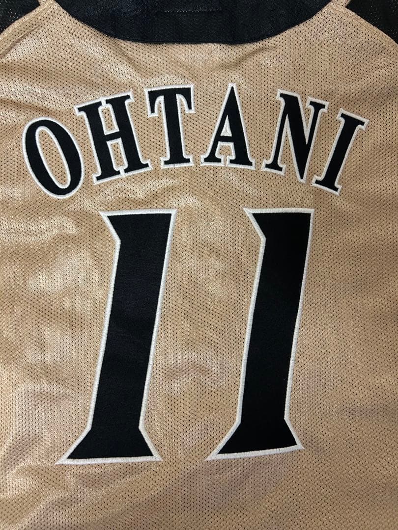 刺繍　大谷翔平 日本ハム 11 レプリカユニフォーム ビジター 130サイズ
