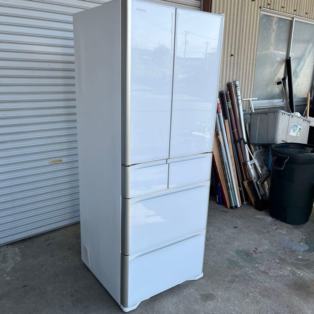 日立ノンフロン冷凍冷蔵庫　R-XG5100H (xw) 2018年製 中古品