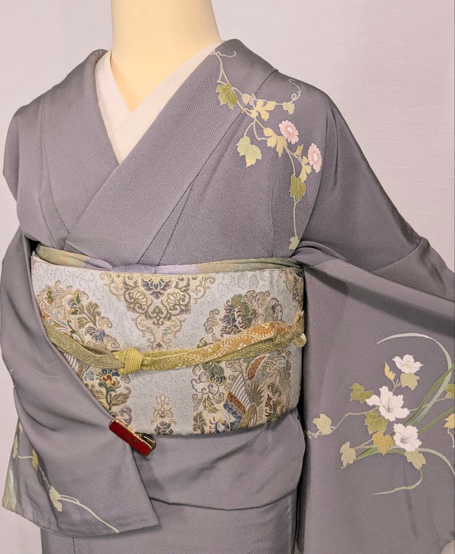 678　刺繍一つ紋入り　トールサイズ　　附下げ訪問着