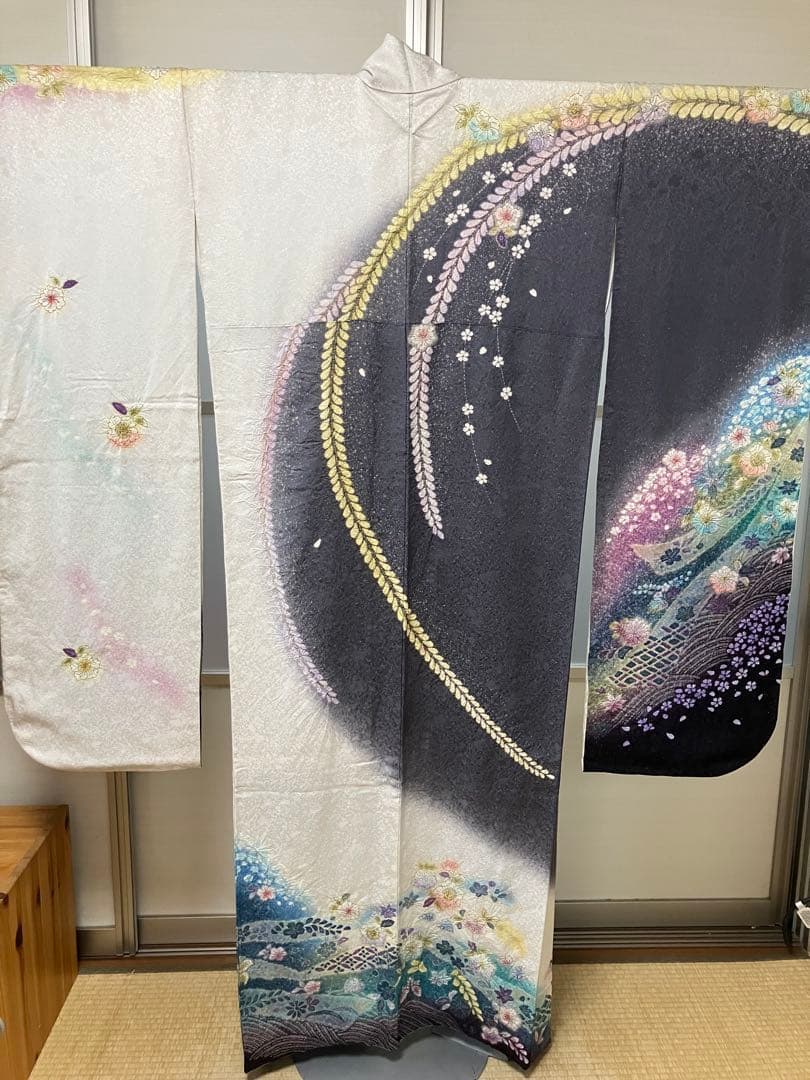 辻ヶ花　正絹　振袖