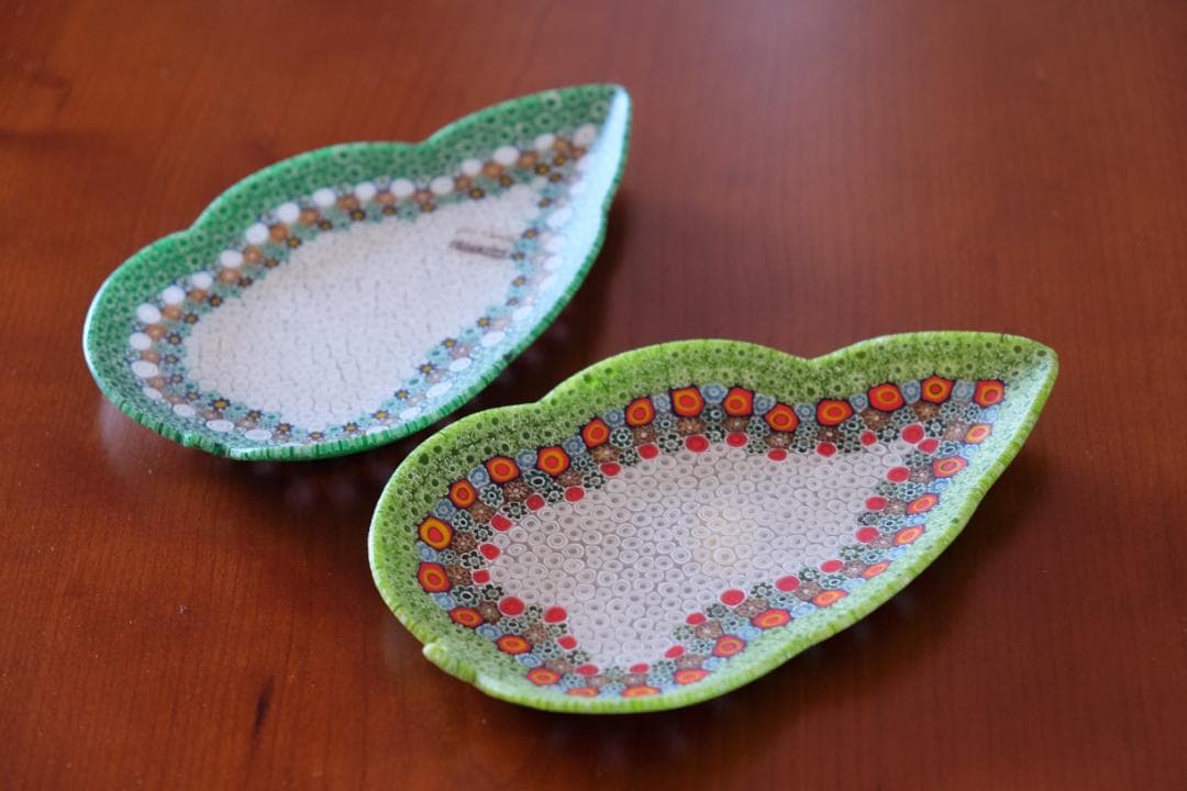 ベネチアングラス ミルフィオリ プレート モレッティ 時代物 飯塚亜裕子 ガラス