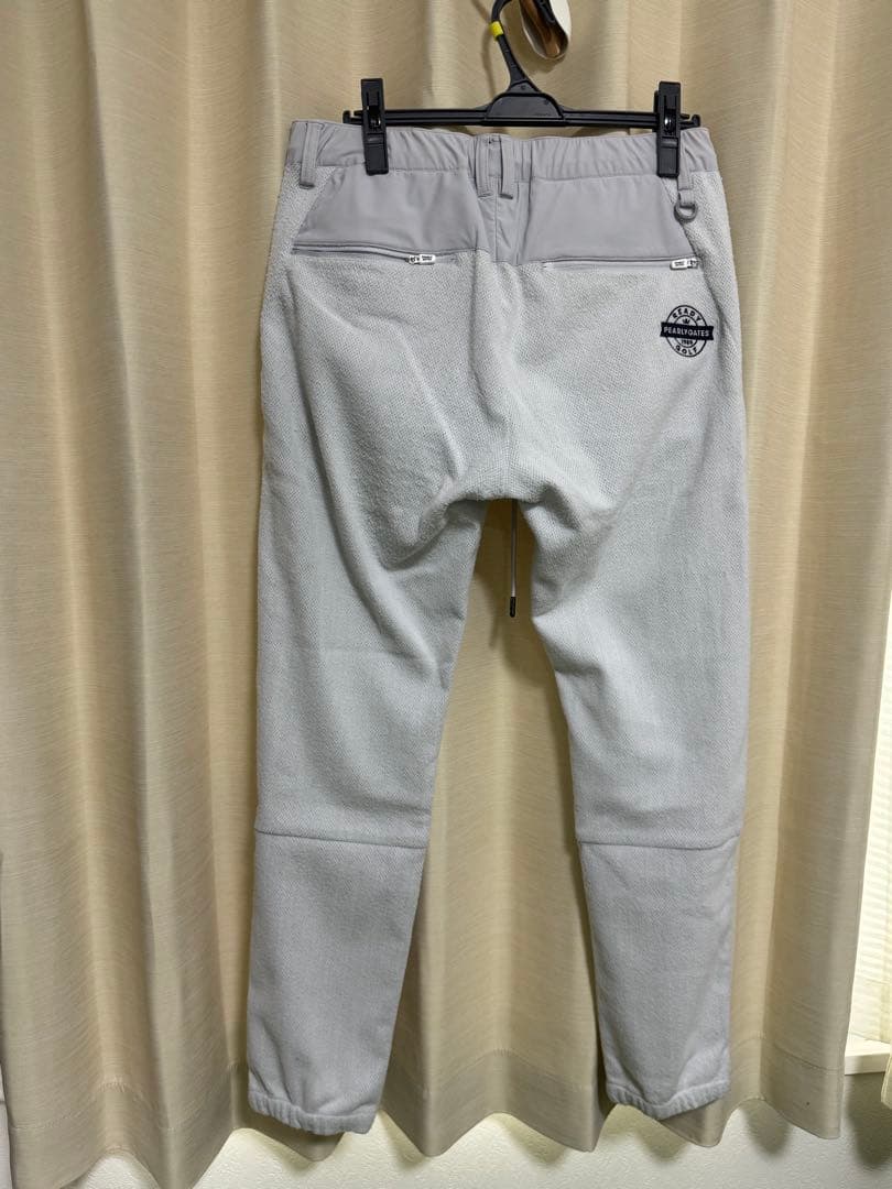 PG ロゴ付き グレー パンツ