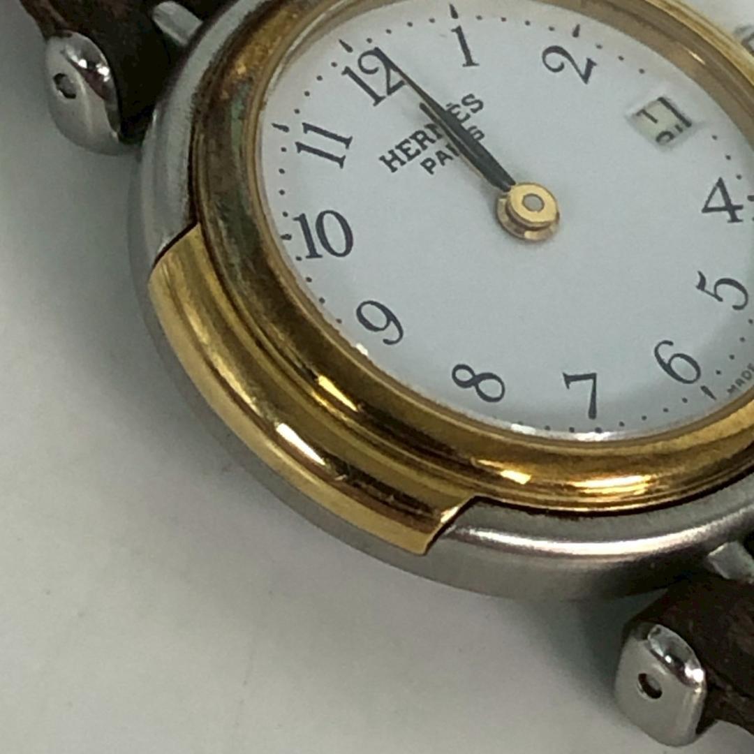 HERMES エルメス 腕時計 ウィンザーデイト シルバー 小物 レディース