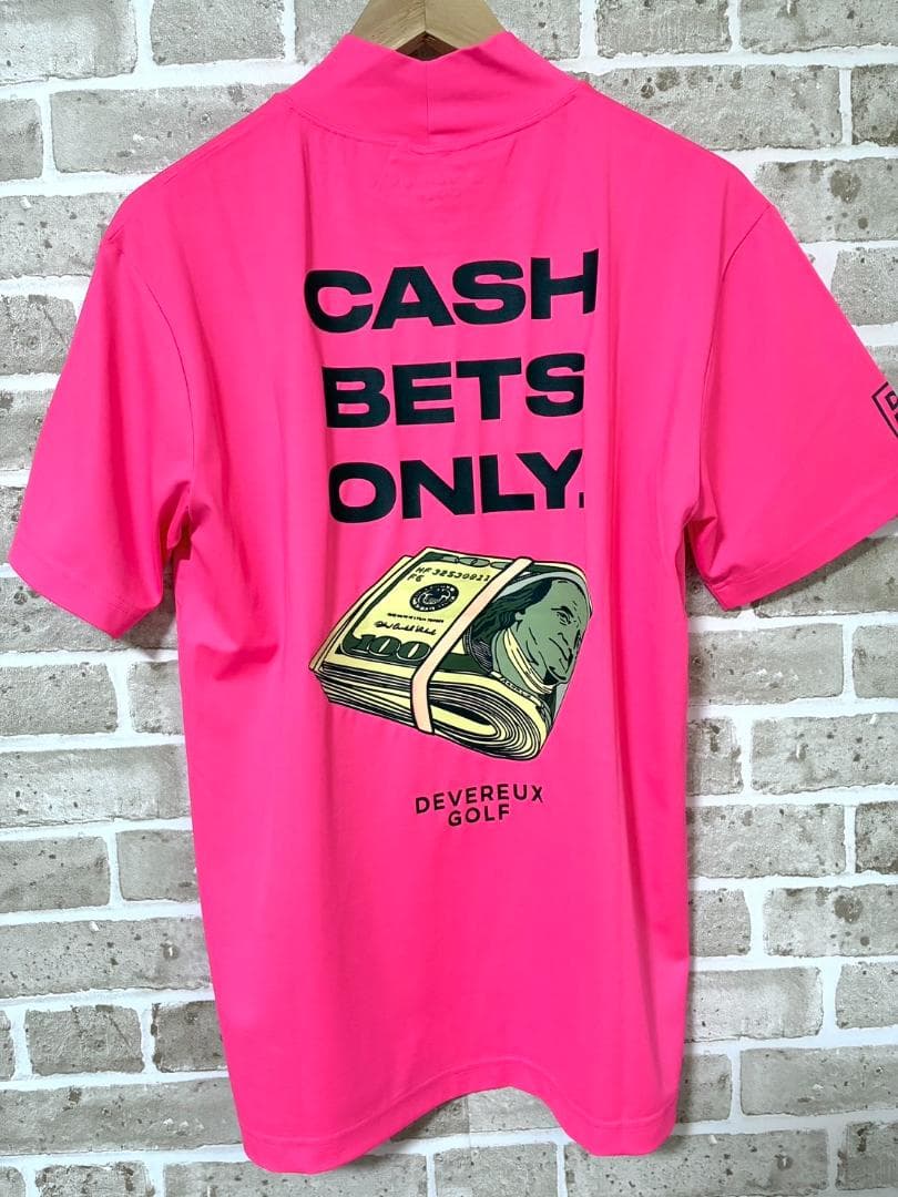 【新品】デヴァローゴルフ DEVEREUX GOLF モックネックシャツ M