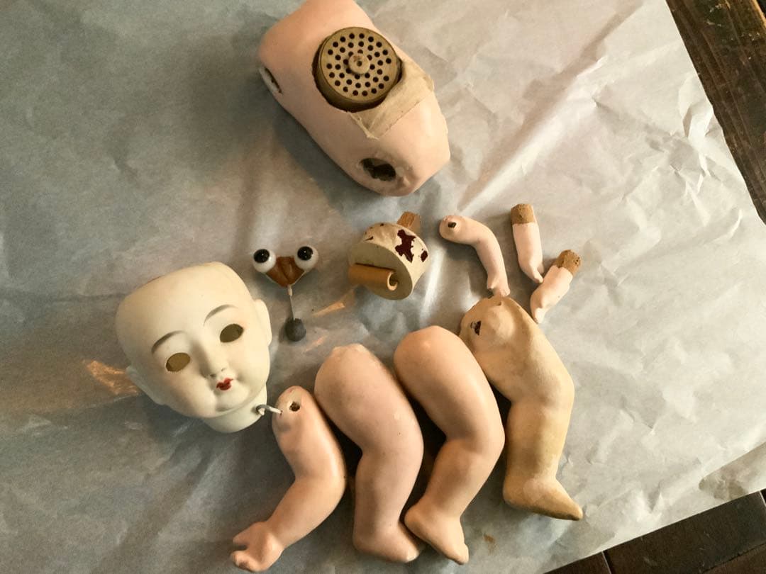 和製ビスクドールなど、ジャンク品一括