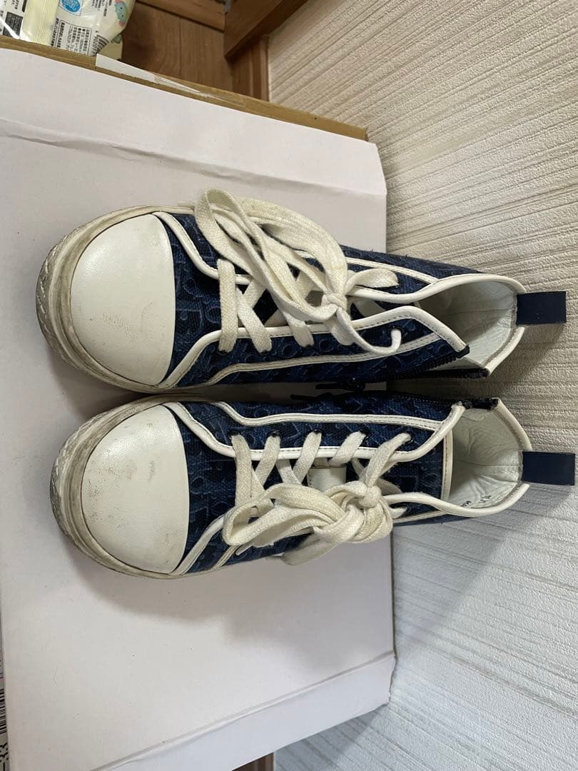 Dior ディオール　トロッター　ハイカット　サイドジップ　スニーカー