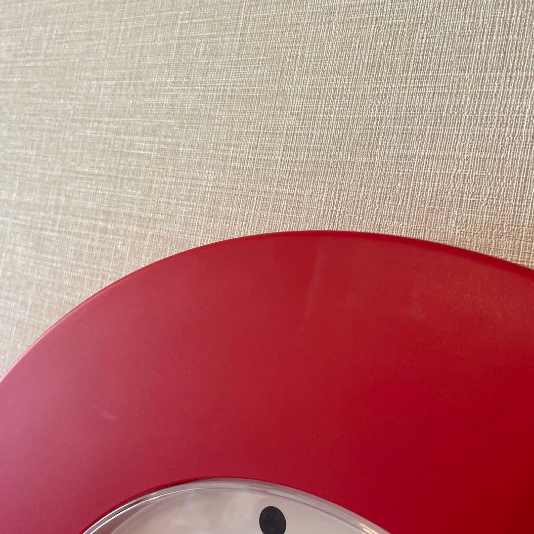 オールドイケア　OLD IKEA ポストモダン　赤　掛け時計