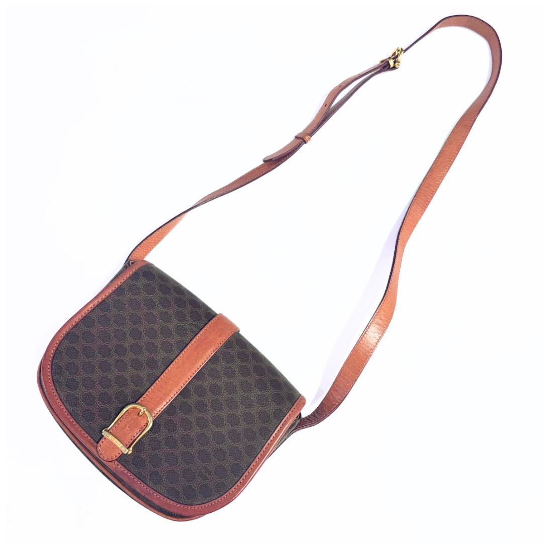 リチギ CELINE セリーヌ ショルダーバッグ ヴィンテージ マカダム柄