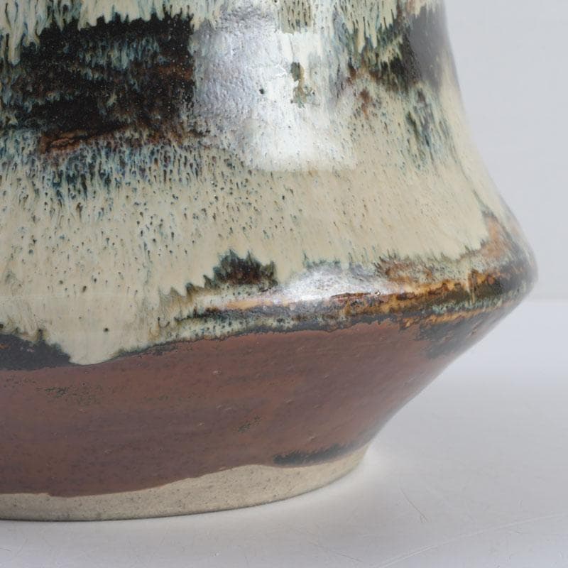 北大路魯山人作　美濃唐津焼　水指　黒田陶々庵極め箱　M　9535A