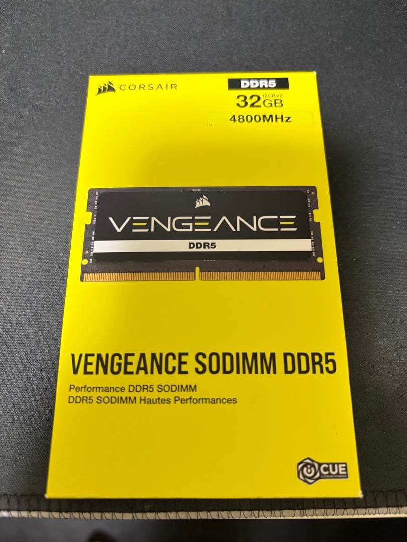 メモリー CORSAIR VENGEANCE DDR5 32GB (2x16GB)