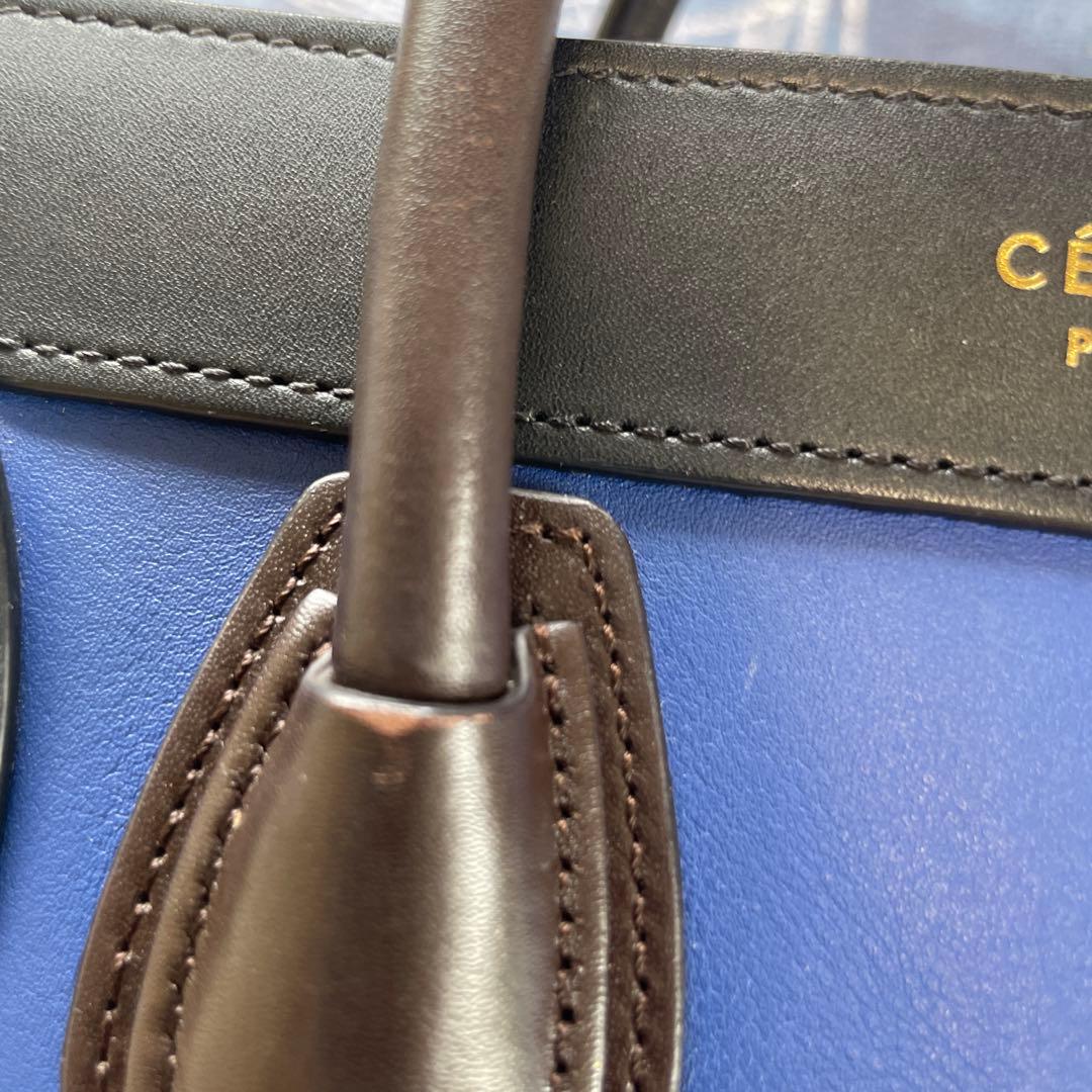 11/23値下げ　CELINE ラゲージ　ナノショッパー ハンドバッグ　セリーヌ