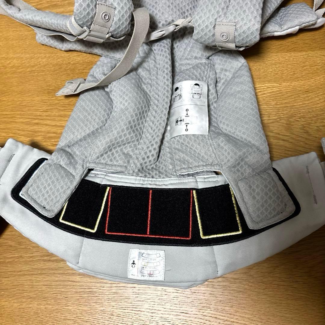 【美品】エルゴベビー オムニブリーズ パールグレー 抱っこ紐