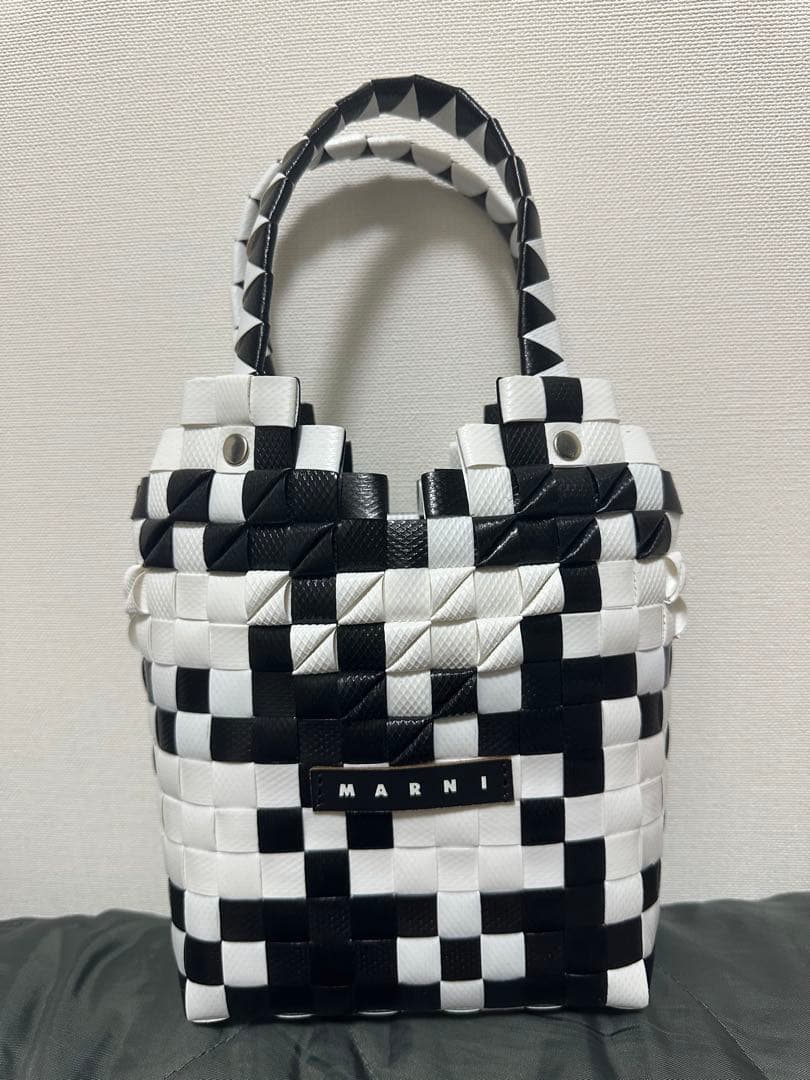 MARNI チェック柄 トートバッグ