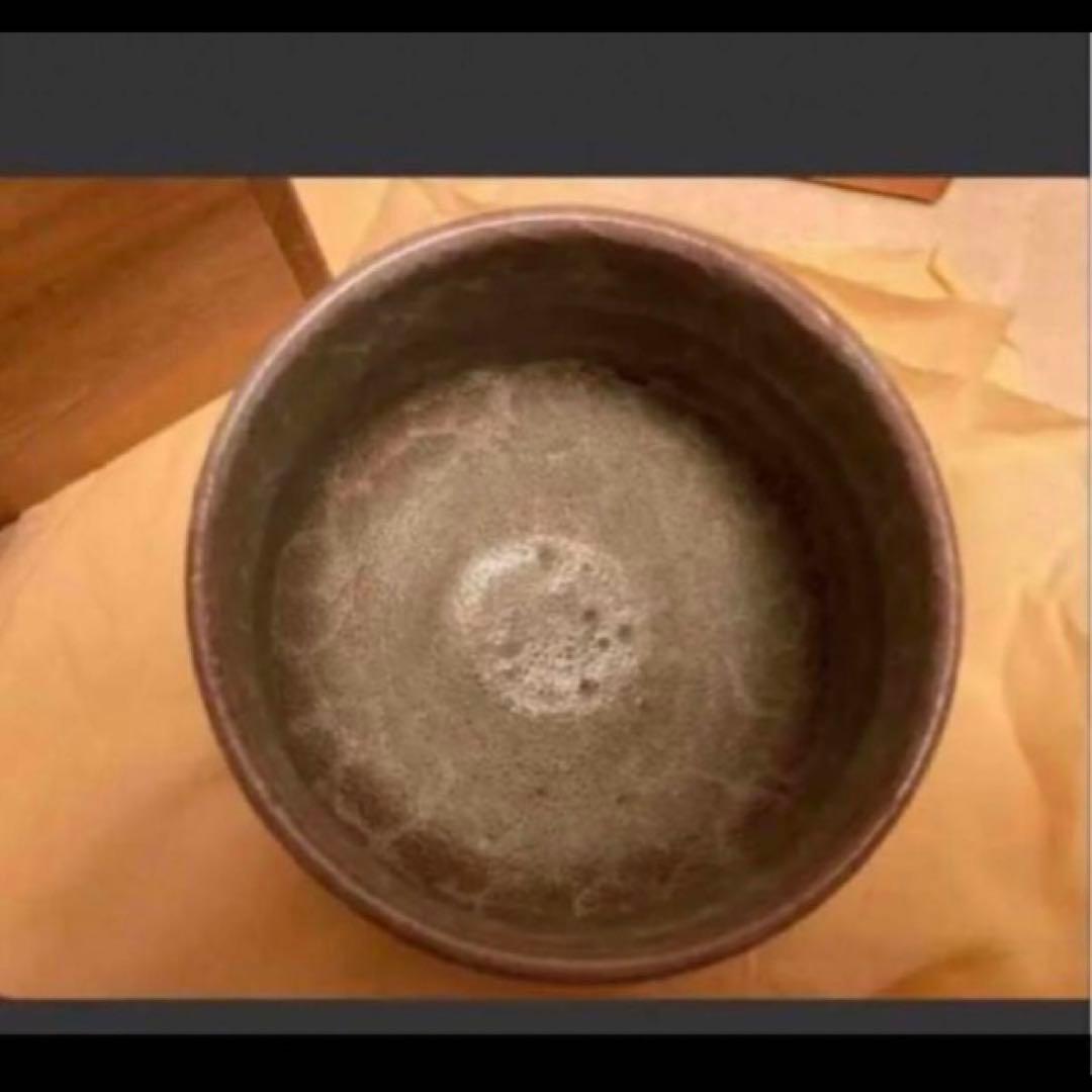 ◎金彩草花文　茶わん　鈴木爽司　抹茶茶碗