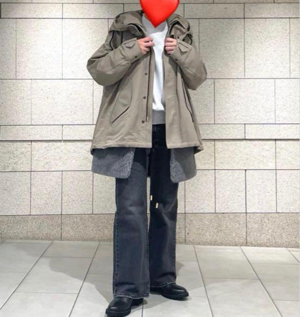 くまこ【別注】THE RERACSドロップショルダー モッズコート　34