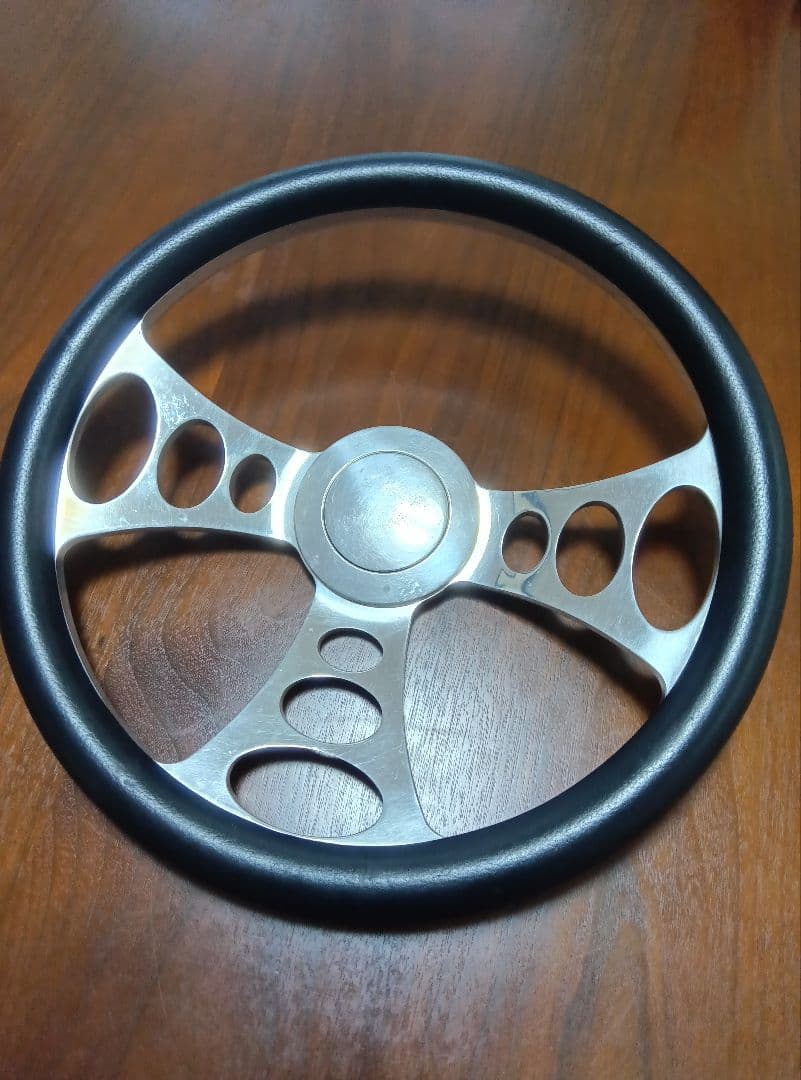 ビレット風　カスタム　ステアリングホイール　ハンドル