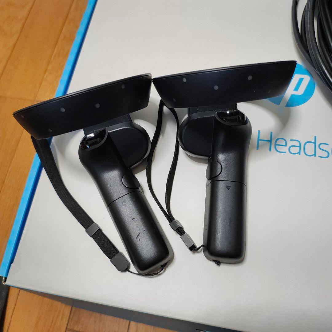 HP Reverb VRヘッドセットとコントローラーセット