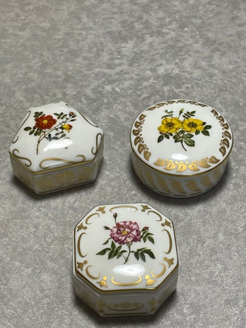 アンティーク　リモージュ　アクセサリーケース　10点セット