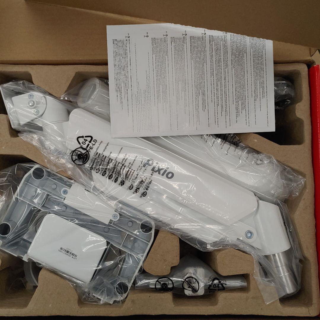 Pixio PS2D White モニターアーム　デュアル