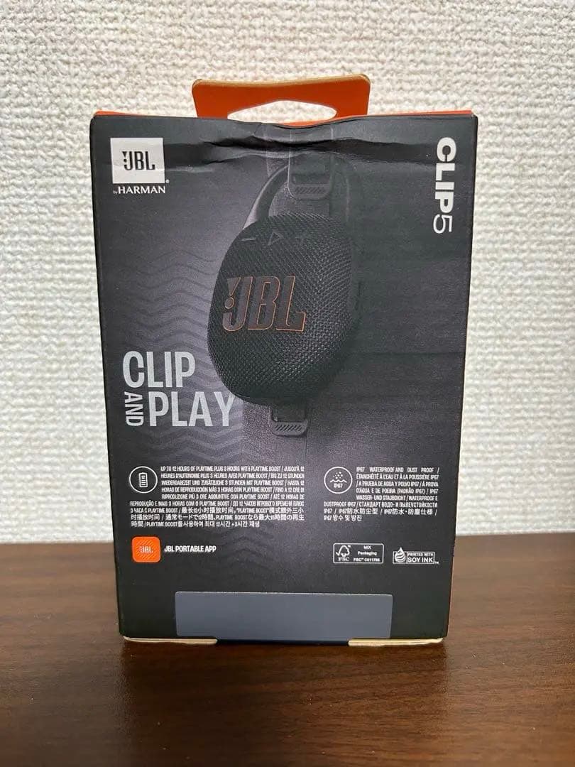 JBL CLIP5 Bluetoothスピーカー ブラック