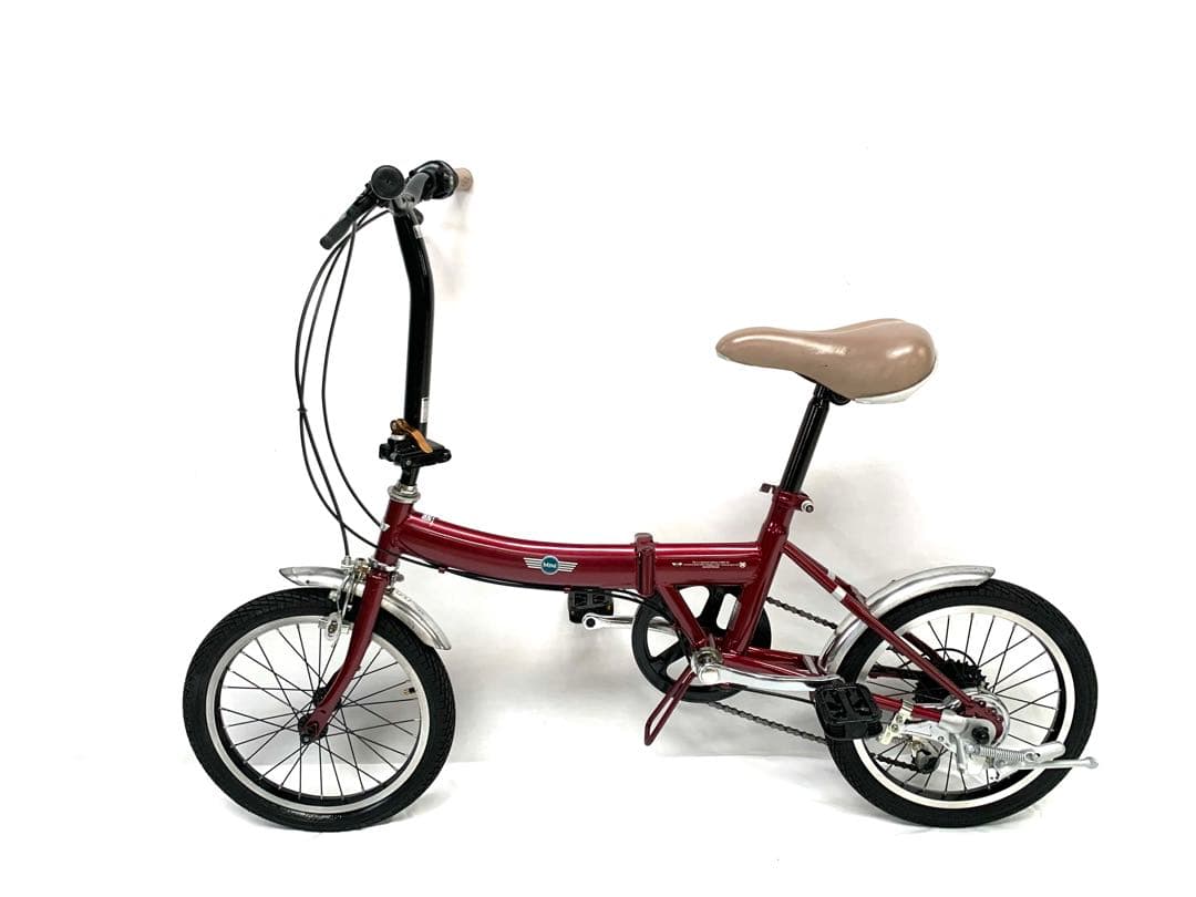 【即乘】送料無料MINI折り畳み自転車 SHIMANO 6速16インチ ミニベロ