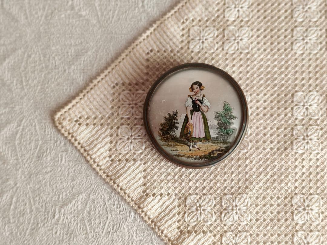 【プップさま】antique box ୨୧ 19世紀の古い古い ボンボニエール