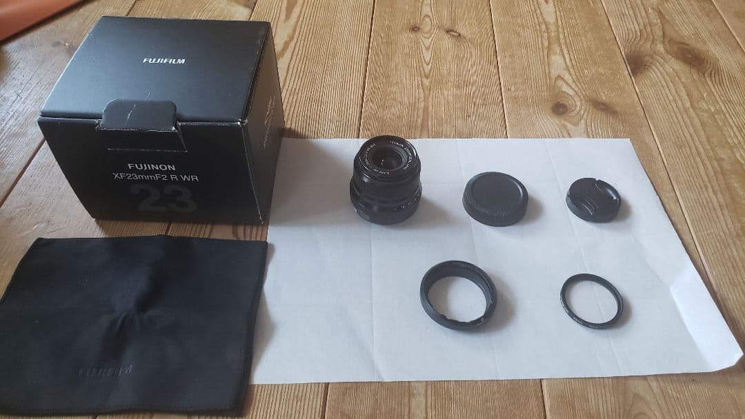 FUJINON XF23mmF2 R WR レンズ(フード、プロテクター含)