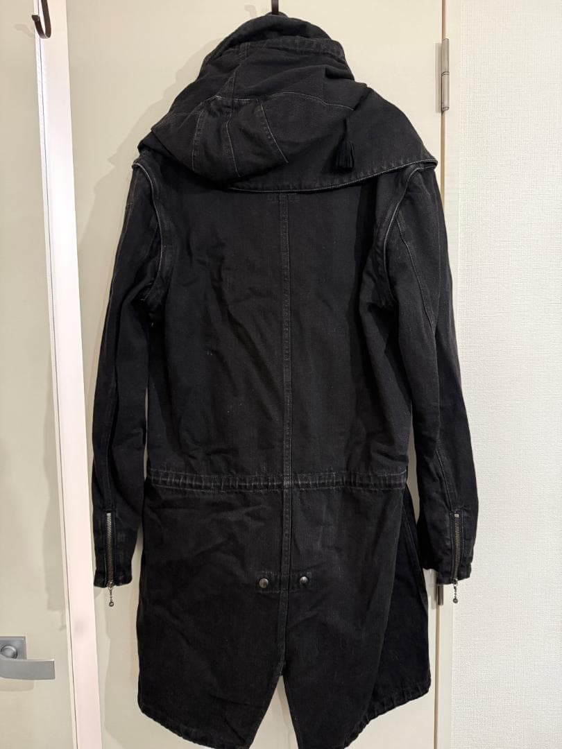 CHRISTIAN DADA モッズコート Mサイズ 黒