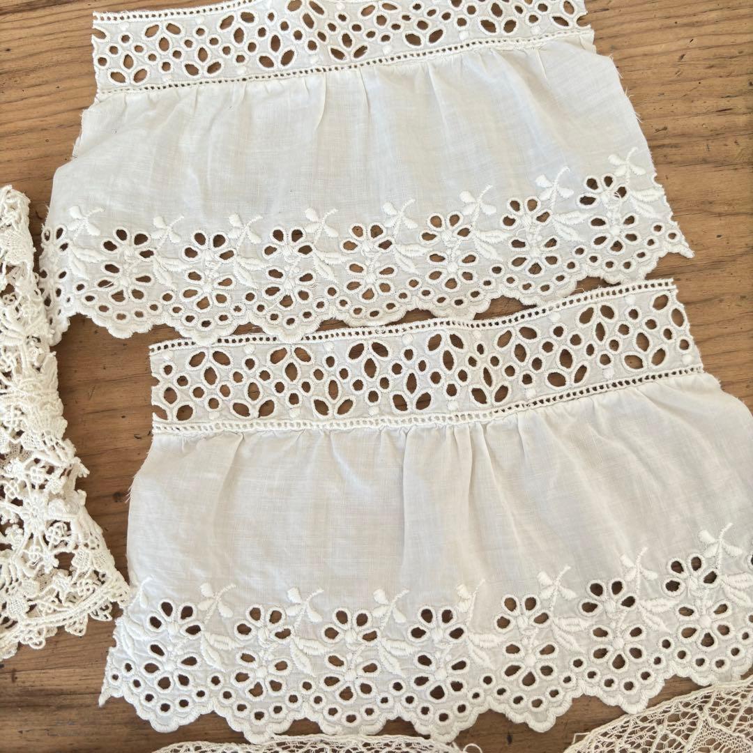 フランス アンティークレース.モチーフ色々セット