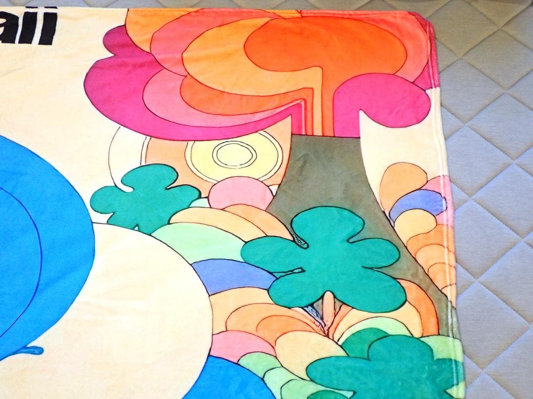 Hawaii コンチネンタル航空 ハワイ ピーターマックス ブランケット大判