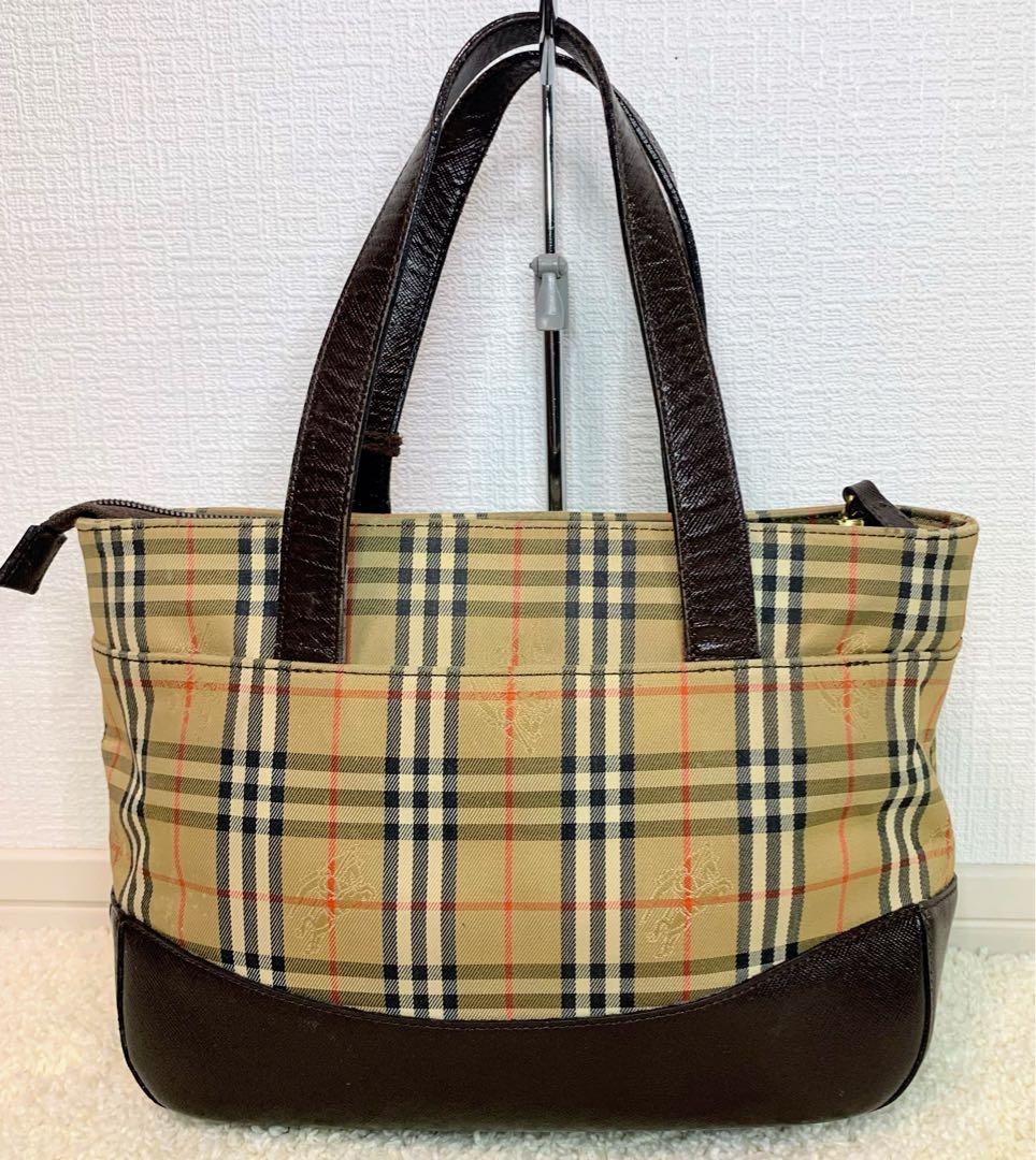 Burberry ハンドバッグ トートバッグ シャドーホース チャーム