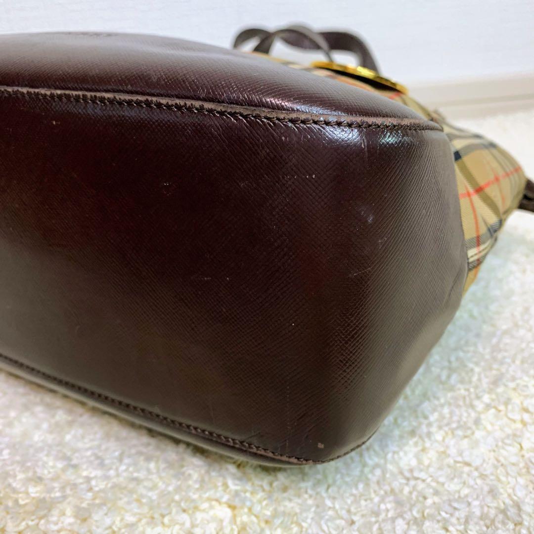 Burberry ハンドバッグ トートバッグ シャドーホース チャーム