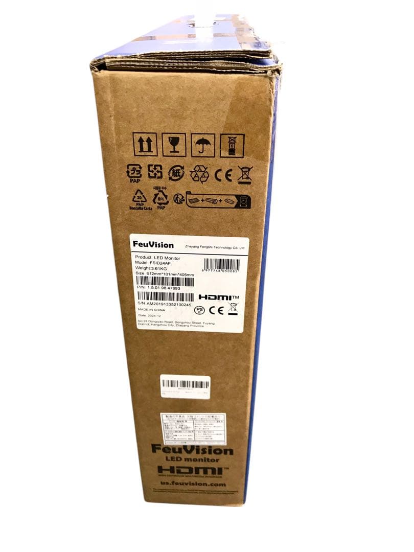 【開封済・未使用】feuvision ゲーミングモニター 24インチ フルHD