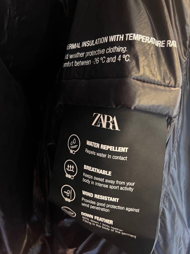 ぐみっこさん専用80%ダウン ロングパフジャケット 黒 XL フード付