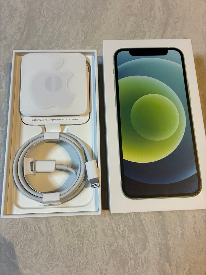 iPhone12mini 本体 64GB simフリー　ミントグリーン 箱あり