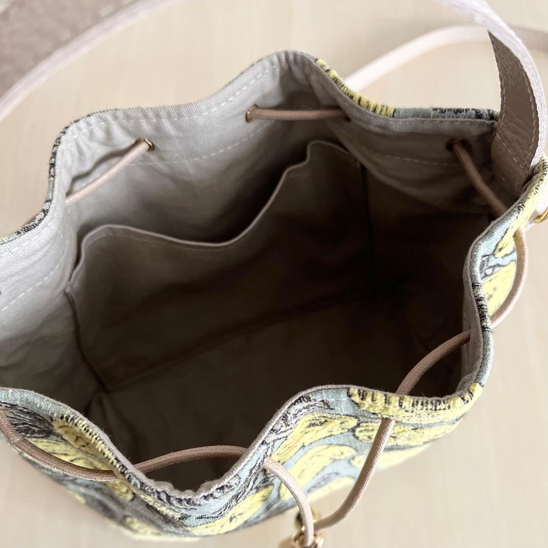 オーダー　巾着&ショルダーバッグ　ミナペルホネンrosy