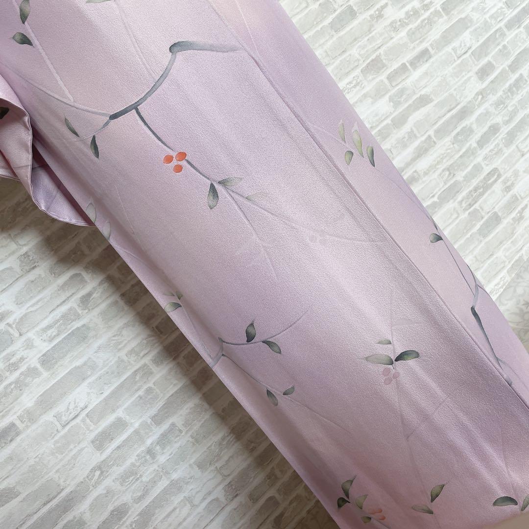 小紋　フルセット　実　枝葉　可愛らしい　お出掛け　お散歩　着物　P2