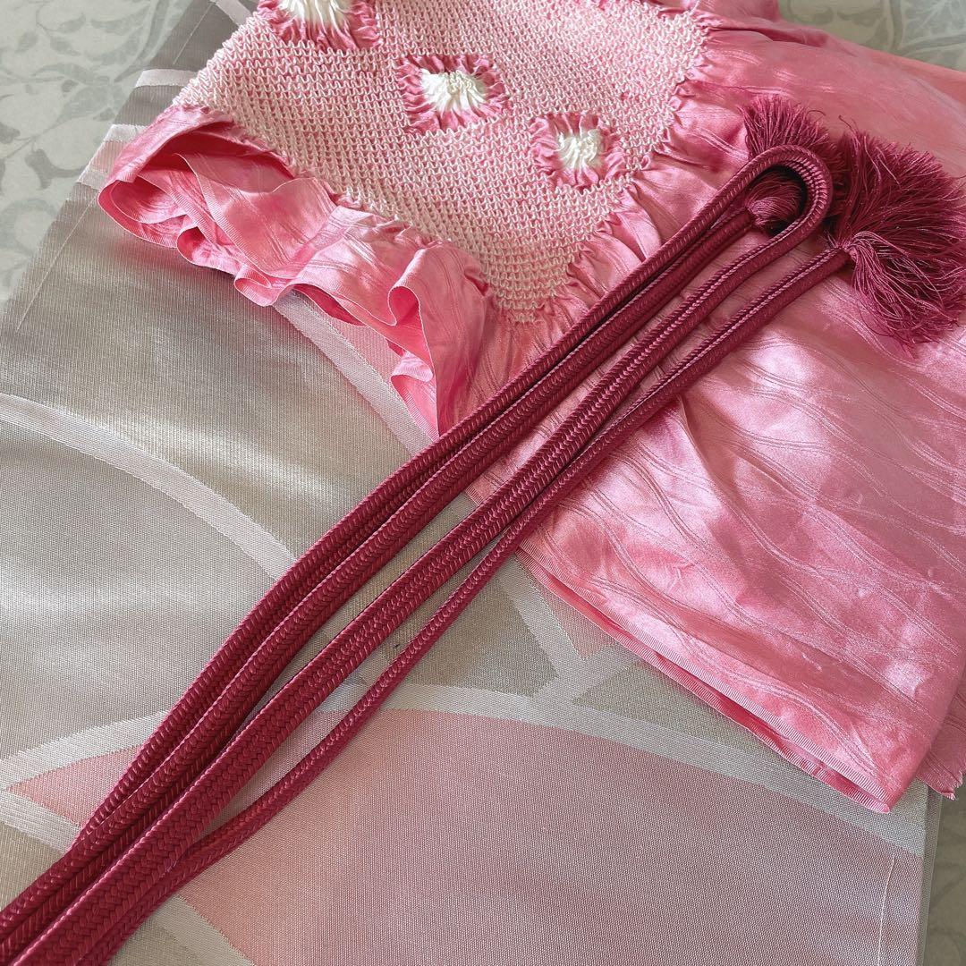 小紋　フルセット　実　枝葉　可愛らしい　お出掛け　お散歩　着物　P2