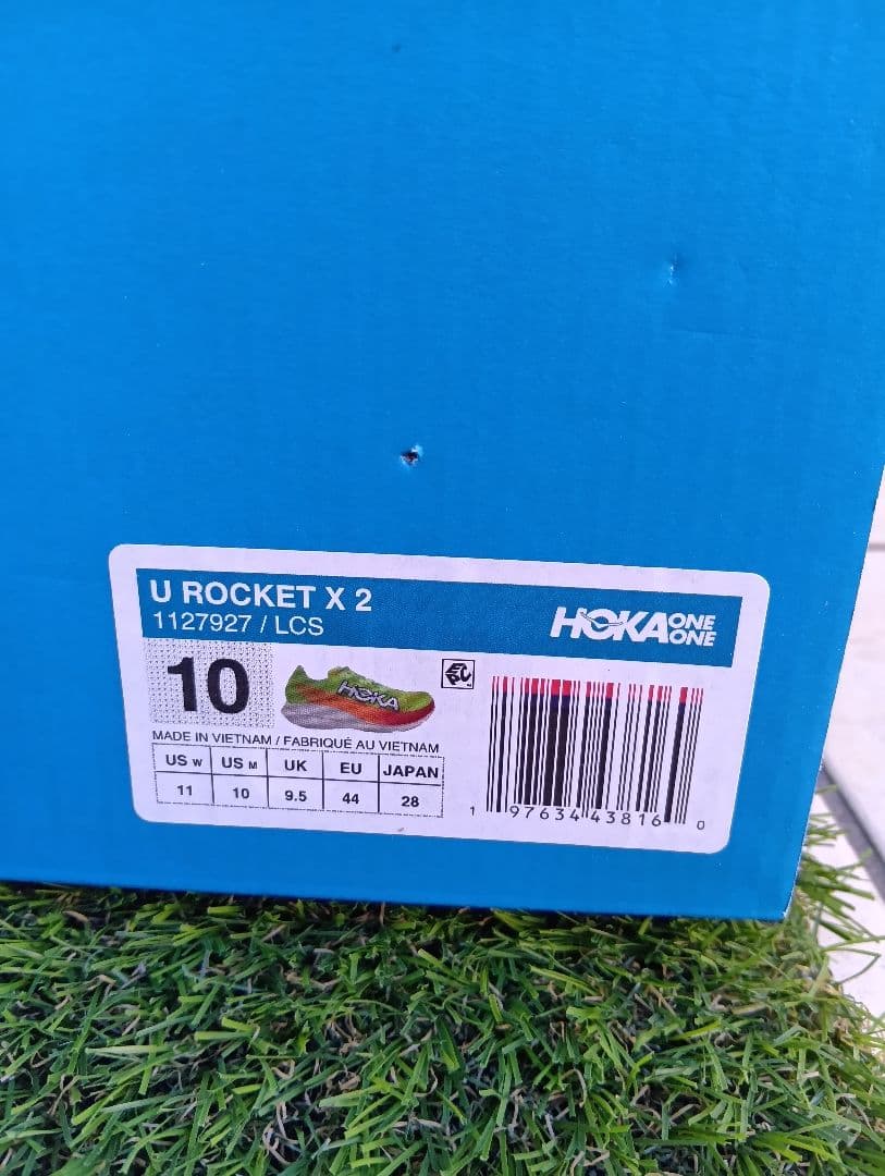 写真追加(未使用)ＨＯＫＡ ROCKETX2 28.0cm ホカ　ロケットX2