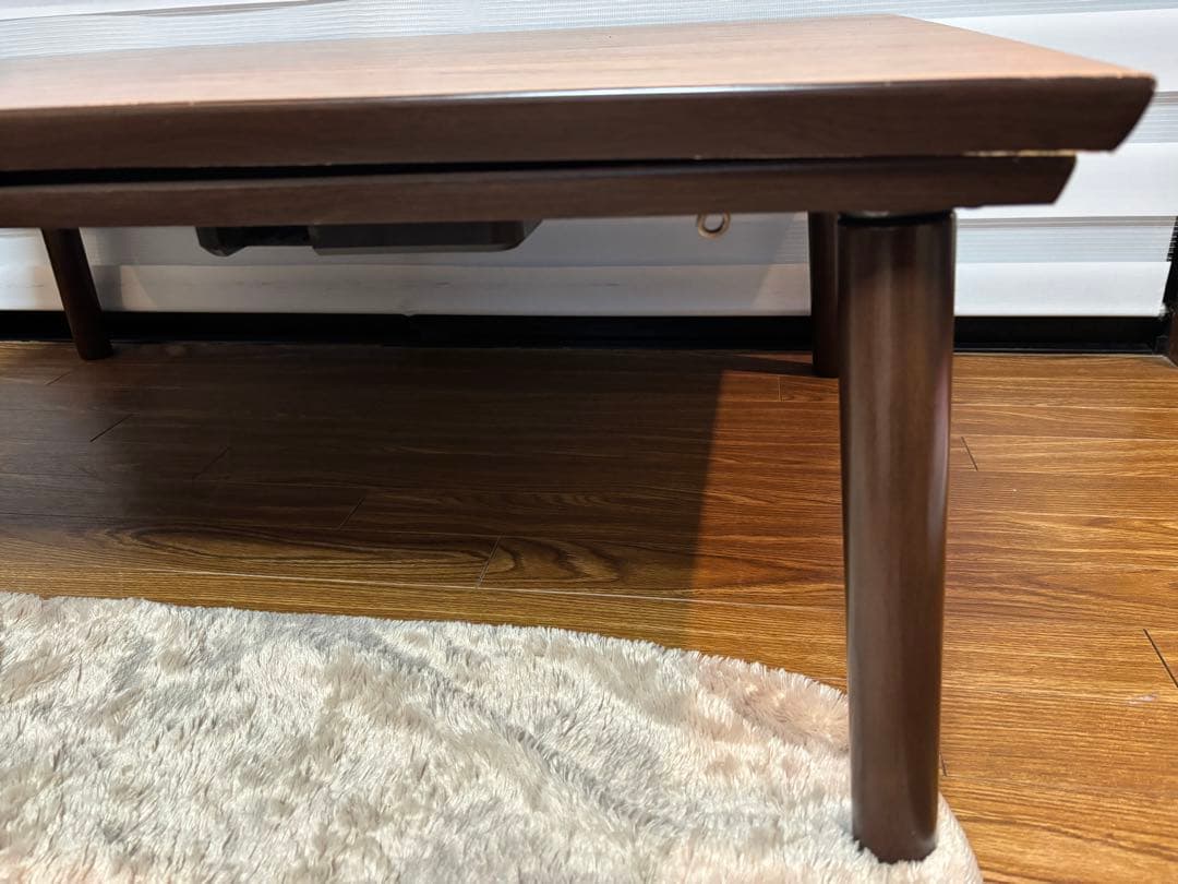 ジャンク品⭐︎コードなし　こたつテーブル 105×75cm フラットヒーター