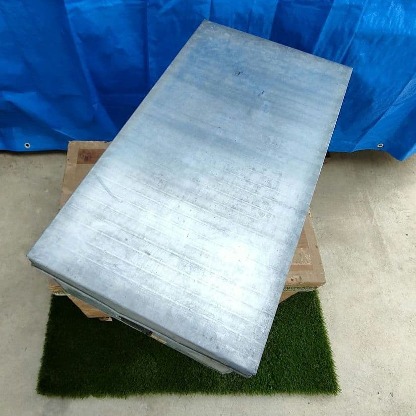 レトロ ステンレス 衣装ケース 長方形